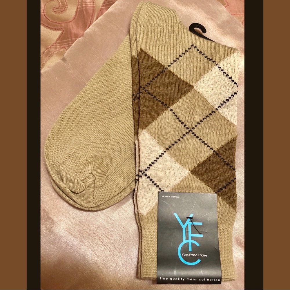 YFC Yves Franc Claire Checker Socks